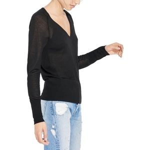 AYR The Slice Black Sweater